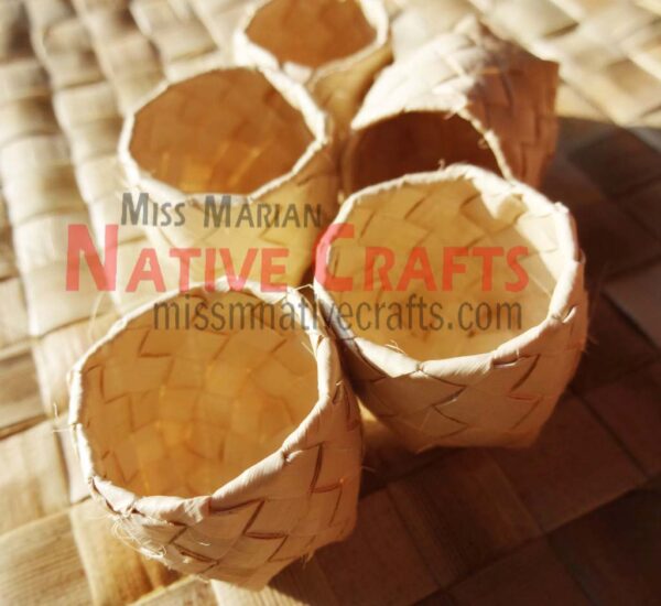 Mini Palm Leaf baskets