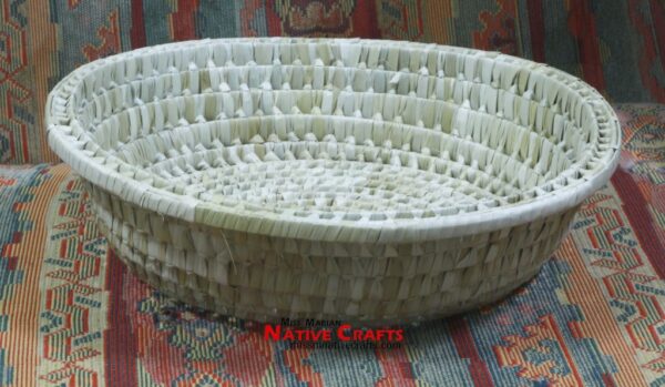 Lauhala Round Knot Fruit Tray Basket