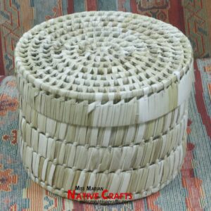 Lauhala Round KNOT Basket