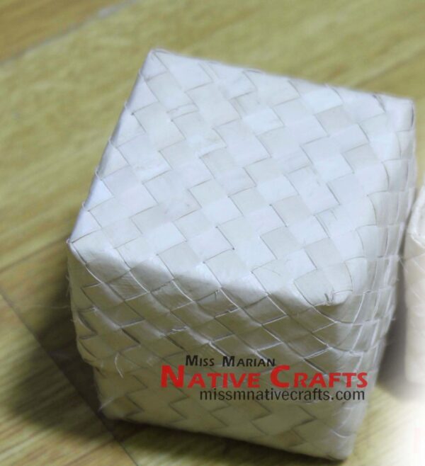 2 x 2 x 2 inches Buri Box with Lid