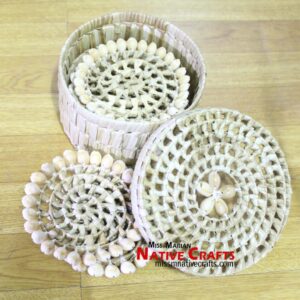 Lauhala 6 Glass coaster set