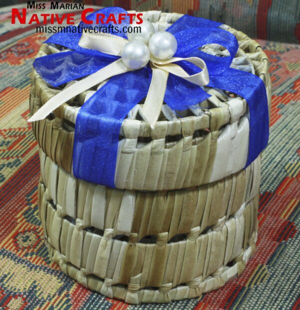 customized lauhala knot box