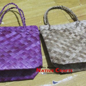 lauhala flax kete bags