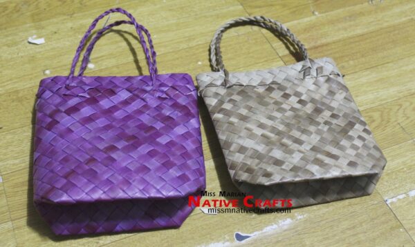 lauhala flax kete bags