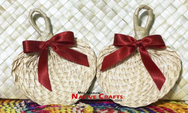 3-4 inches Mini Buri Palm Leaf Fans - Image 2