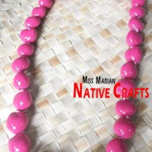 Pink Kukuui Nuts Leis