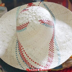 Buri palm leaf hats with Long Brim