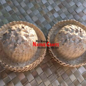 3 inches Buri Palm Leaf Hats