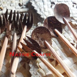 Coconut Shell Spoon and Fork