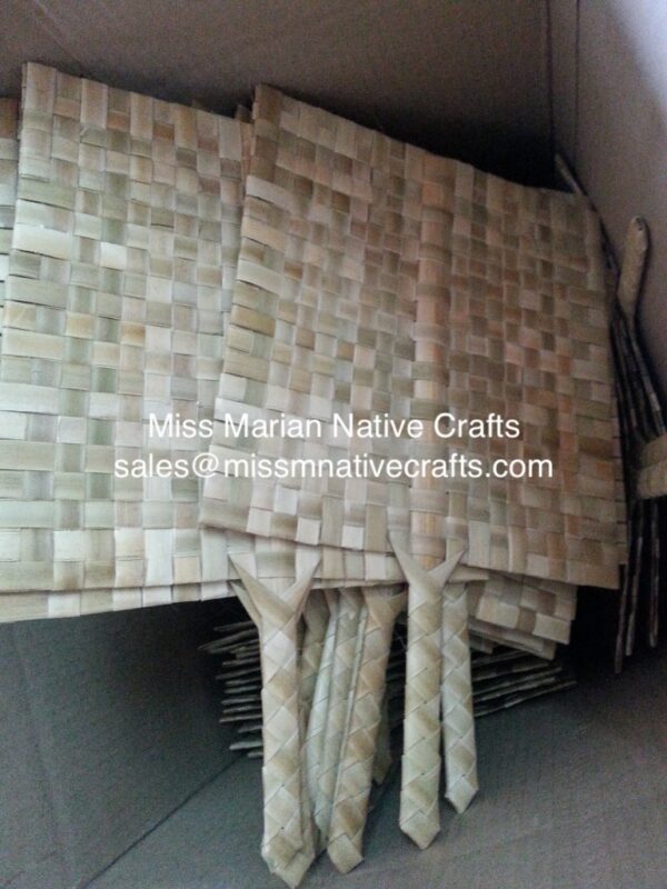 10x10" Lauhala Square Fans