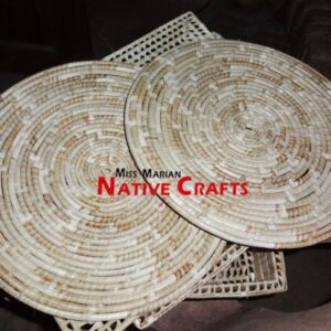 Lauhala Round Maize Mats