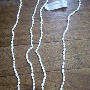 Single Strand White Nassa Leis (18 inches)