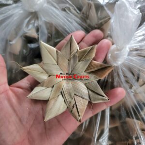 8Cm Palm Leaf star